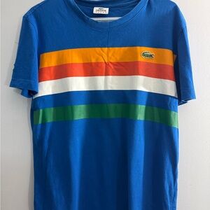 Lacoste Sport Blue and Orange Tee